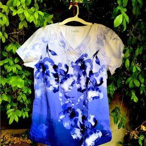 Nursing top size large but fits medium, like new no flaws